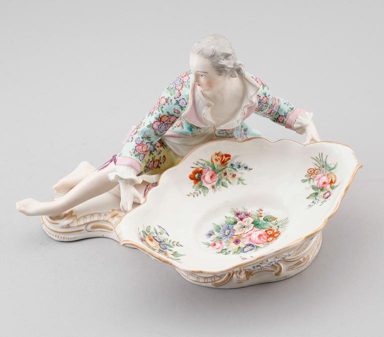 BONBONJÄR, porslin, Tyskland, 1900-talets mitt.