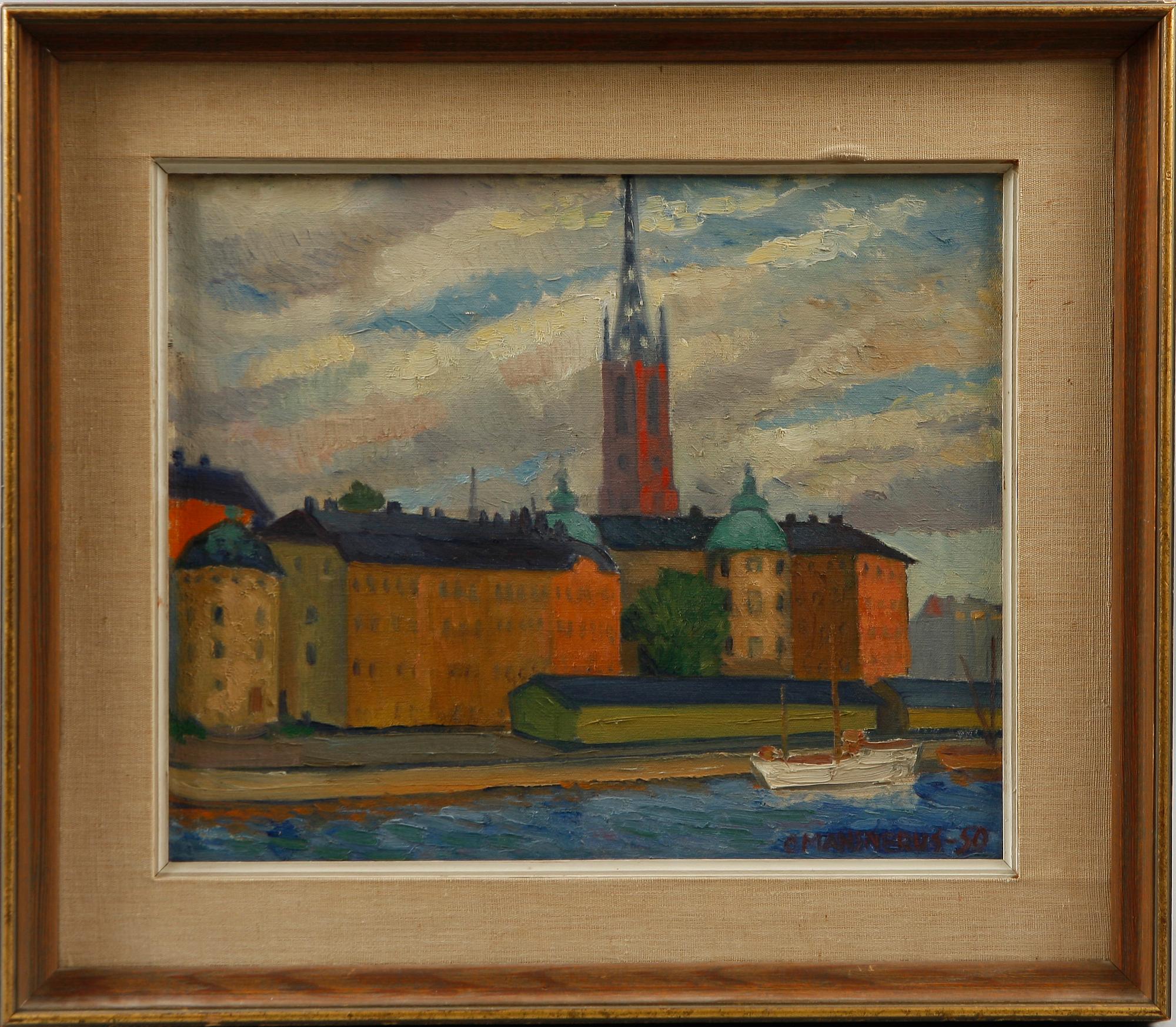 ONNI MANSNERUS, olja på duk, sign o dat 50.
