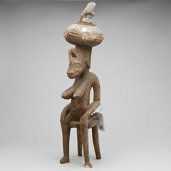 SKULPTUR, AFRIKA, möjligen Sudan, 1900/2000-tal.