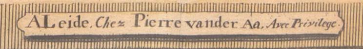 Pieter van der Aa, karta Venedigbukten, handkolorerat kopparstick, Leiden ca 1715.