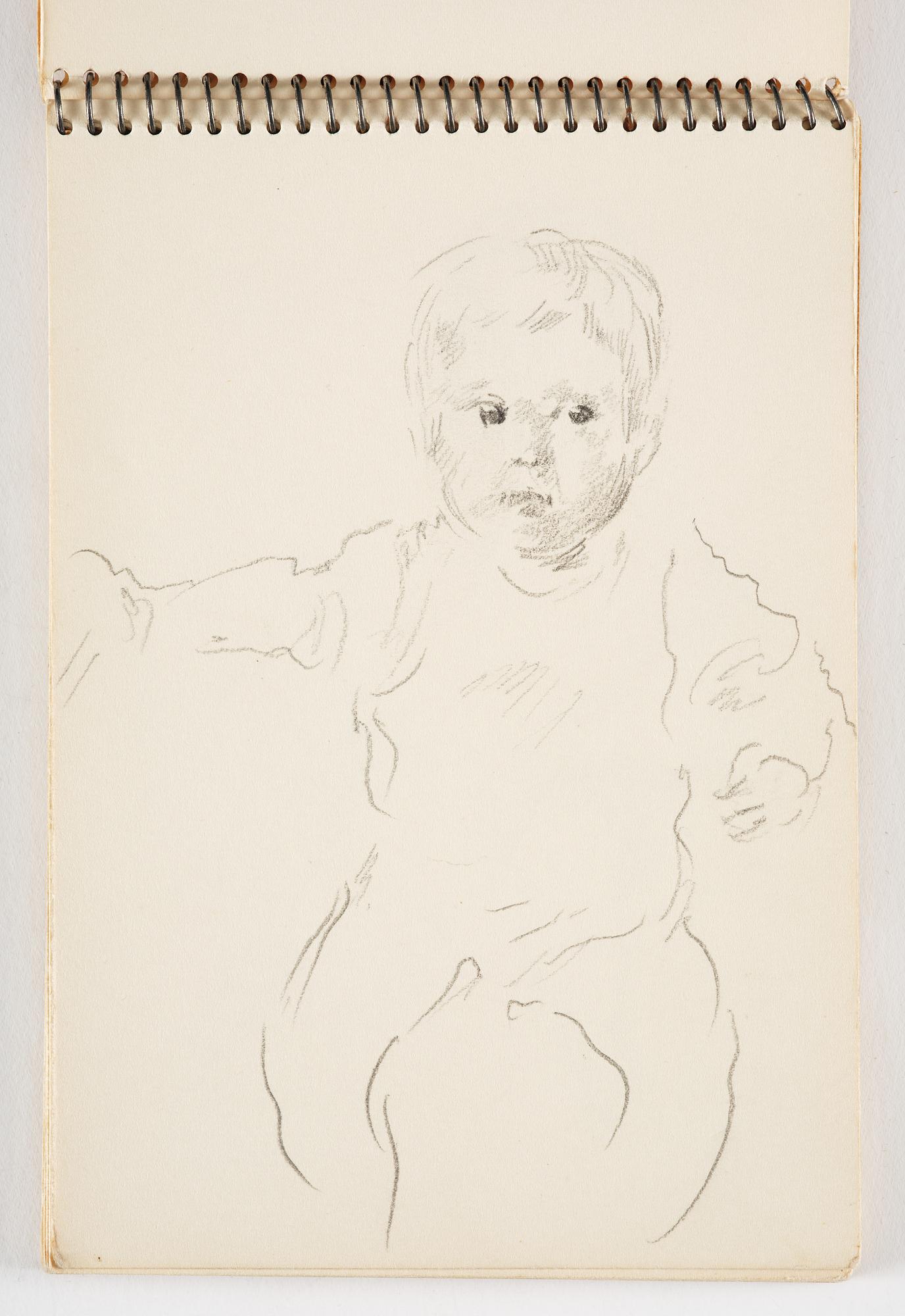 Lotte Laserstein, 4 skissböcker med blyertsteckningar.