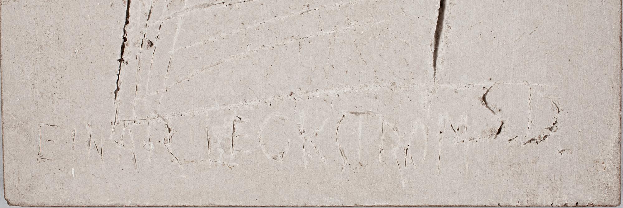 SIRI DERKERT, väggreliefer, ett par, varav en sign. 1962-62.