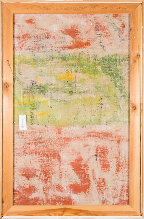 EINO RUUTSALO, akryyli kankaalle, signeerattu ja päivätty -85.