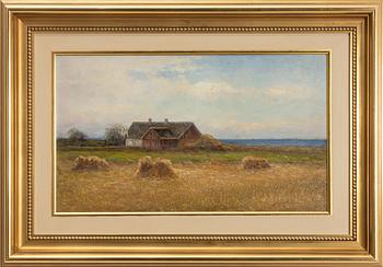 Severin Nilson, Farm, Halland.
