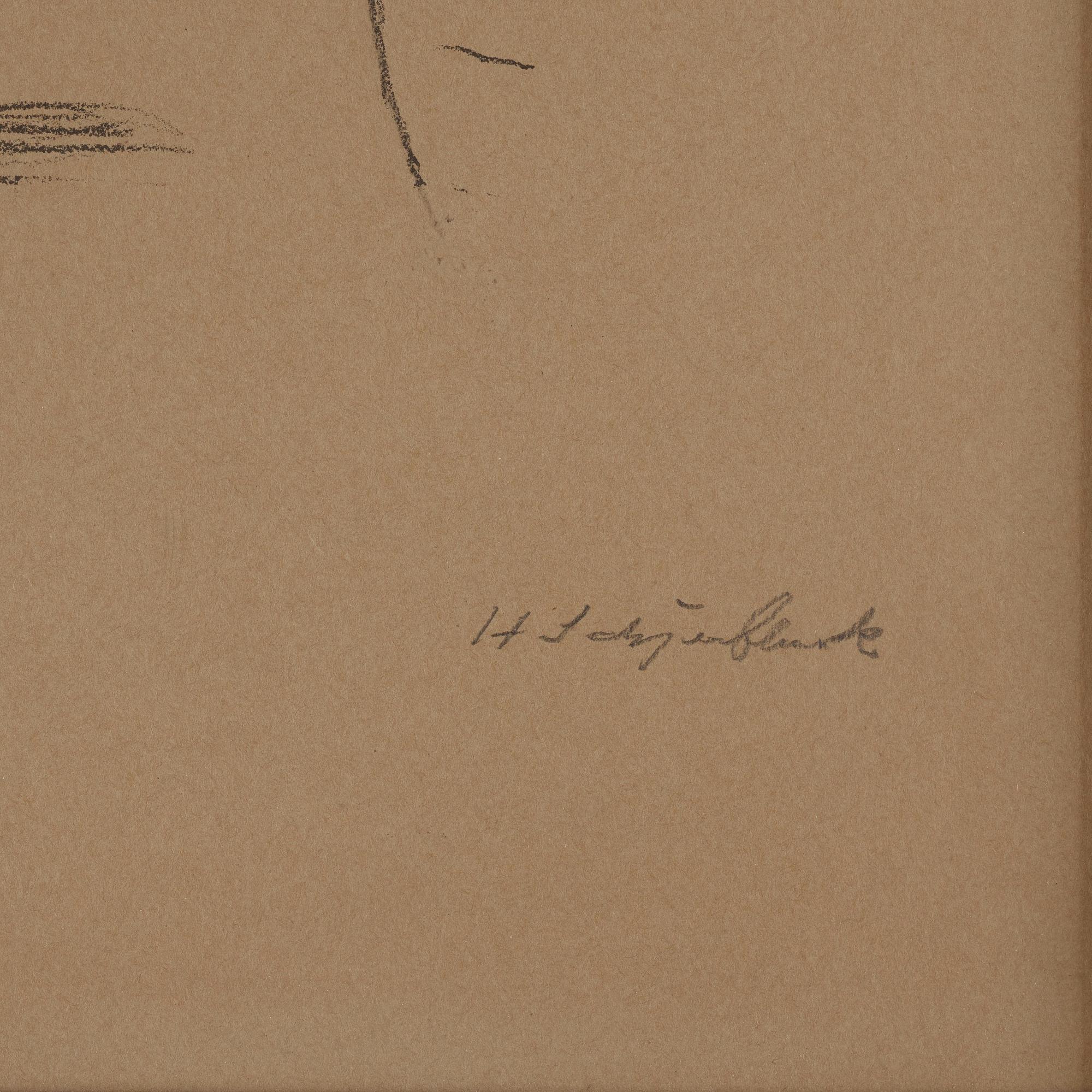 Helene Schjerfbeck, "Kostymbild" (Bagarens dotter/Kvinna i vitt).