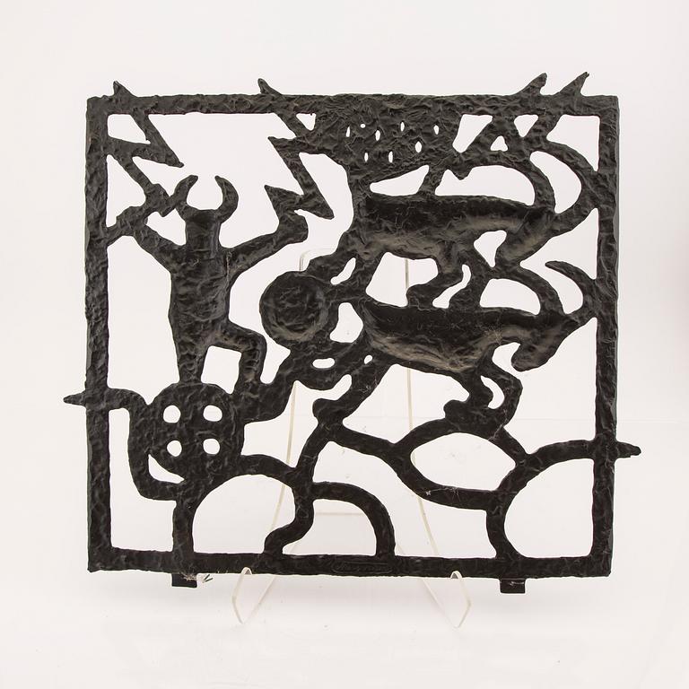 Olle Hermansson, gnistskydd, gjutjärn, Husqvarna 1960-tal.