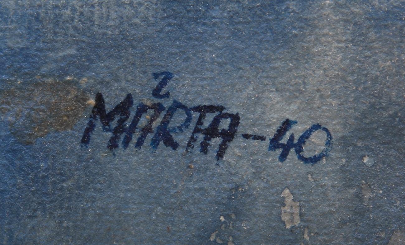 OKÄND KONSTNÄR, akvarell. Sign och dat -50.