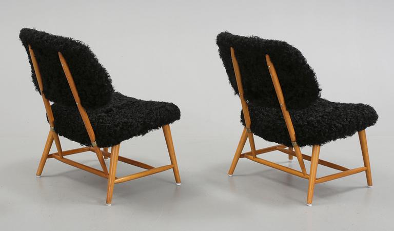 STOL, "TeVe", Alf Svensson, Ljungs Industrier. Modellen formgiven 1953.