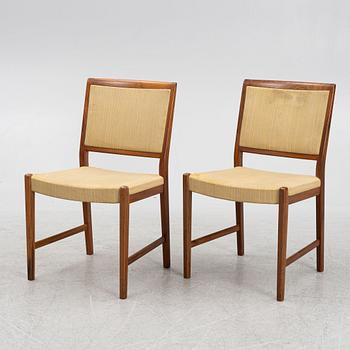 A dining  table and four chairs, Skaraborgs Möbelfabrik, Tibro, Sweden, 1960's/70's.