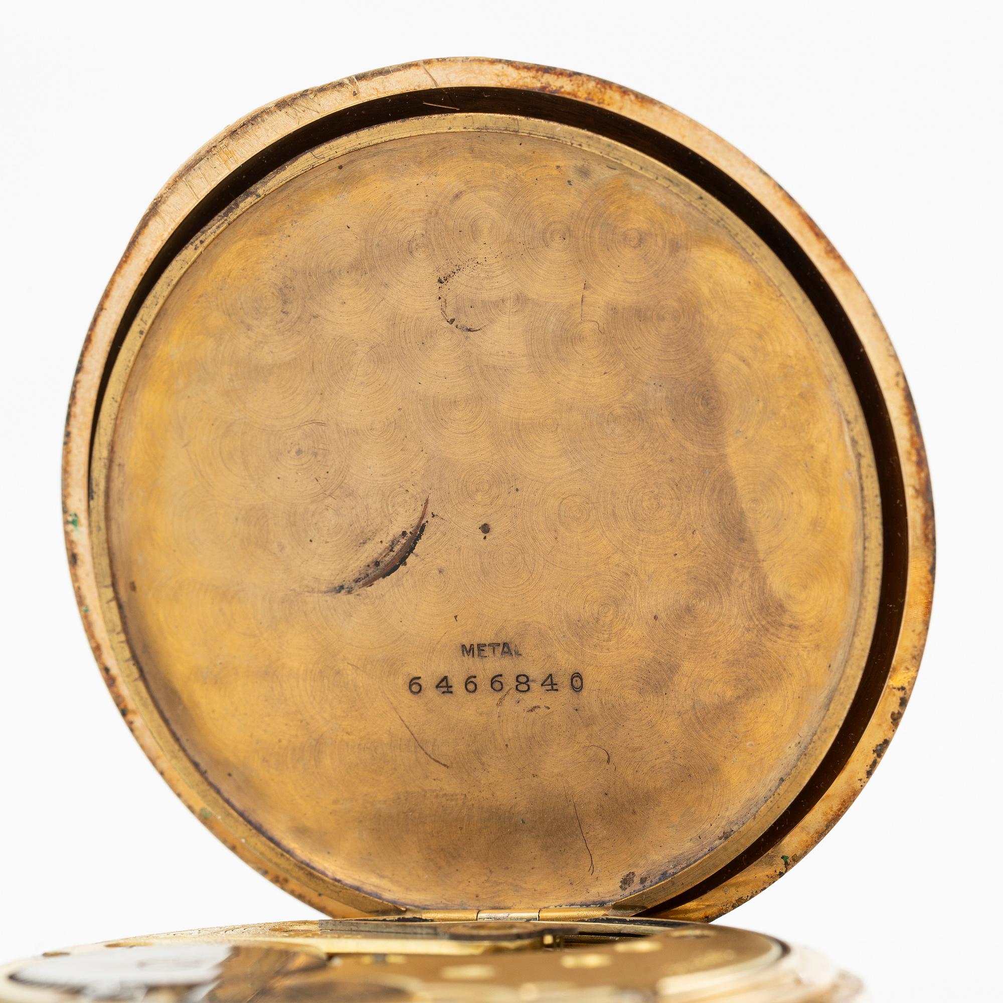 Omega, pocket watch, hunter case, 52 mm.