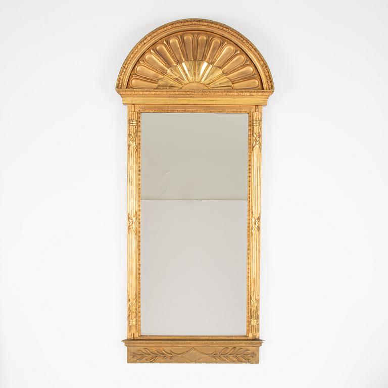 An empire mirror, first half of the 19th century.