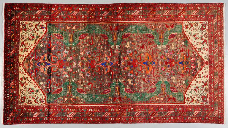 MATTA, Kashgai, modern tillverkning. 195 x 108 cm.
