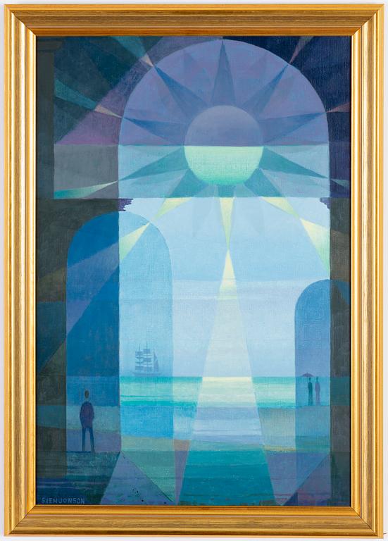 Sven Jonson, oil on canvas, signed.