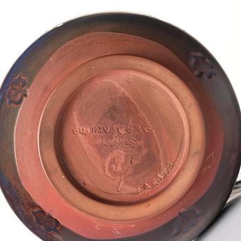 Wilhelm Kåge, a set of two early Farsta stoneware bowls, Gustavsberg 1933 and 1936.