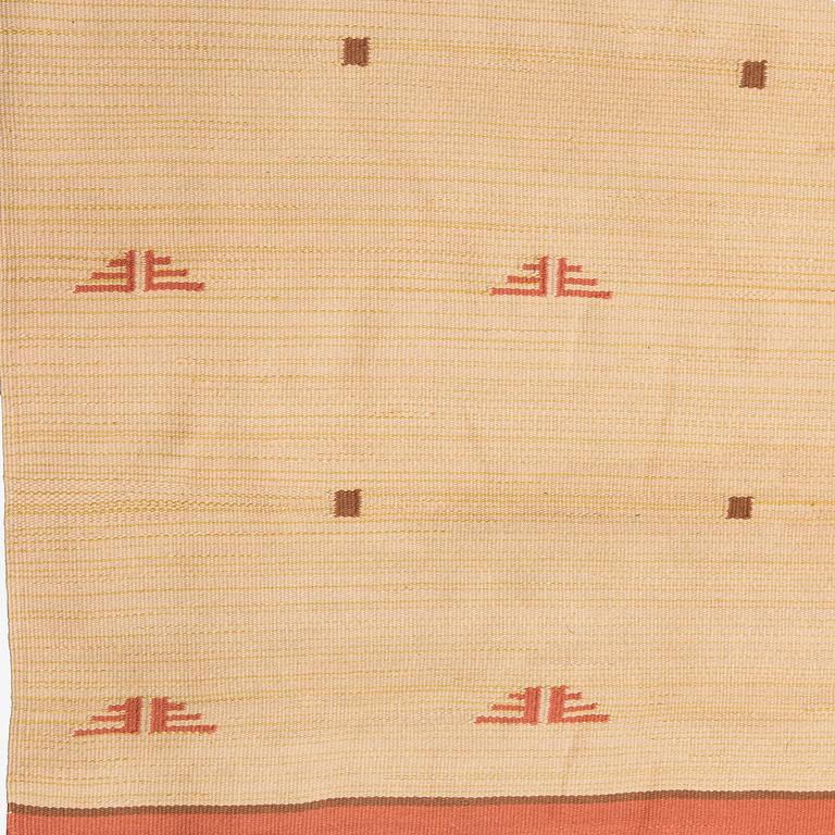 Hårgarnsmatta, Aaltonens Mattväveri, Kiikka, Finland. 360 x 240 cm.