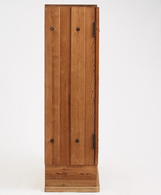 Axel Einar Hjorth, a stained pine 'Lovö' cabinet, Nordiska Kompaniet, Sweden 1930s.