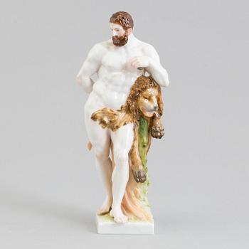 A Berlin porcelain figure of 'Hercules', end of 19th Century.