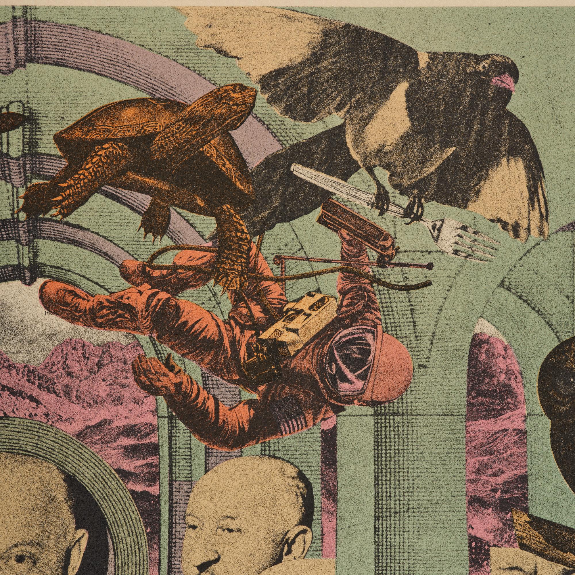 Erró, Utan titel ur: "Hommage aux Prix Nobel" (Nobelprismappen).