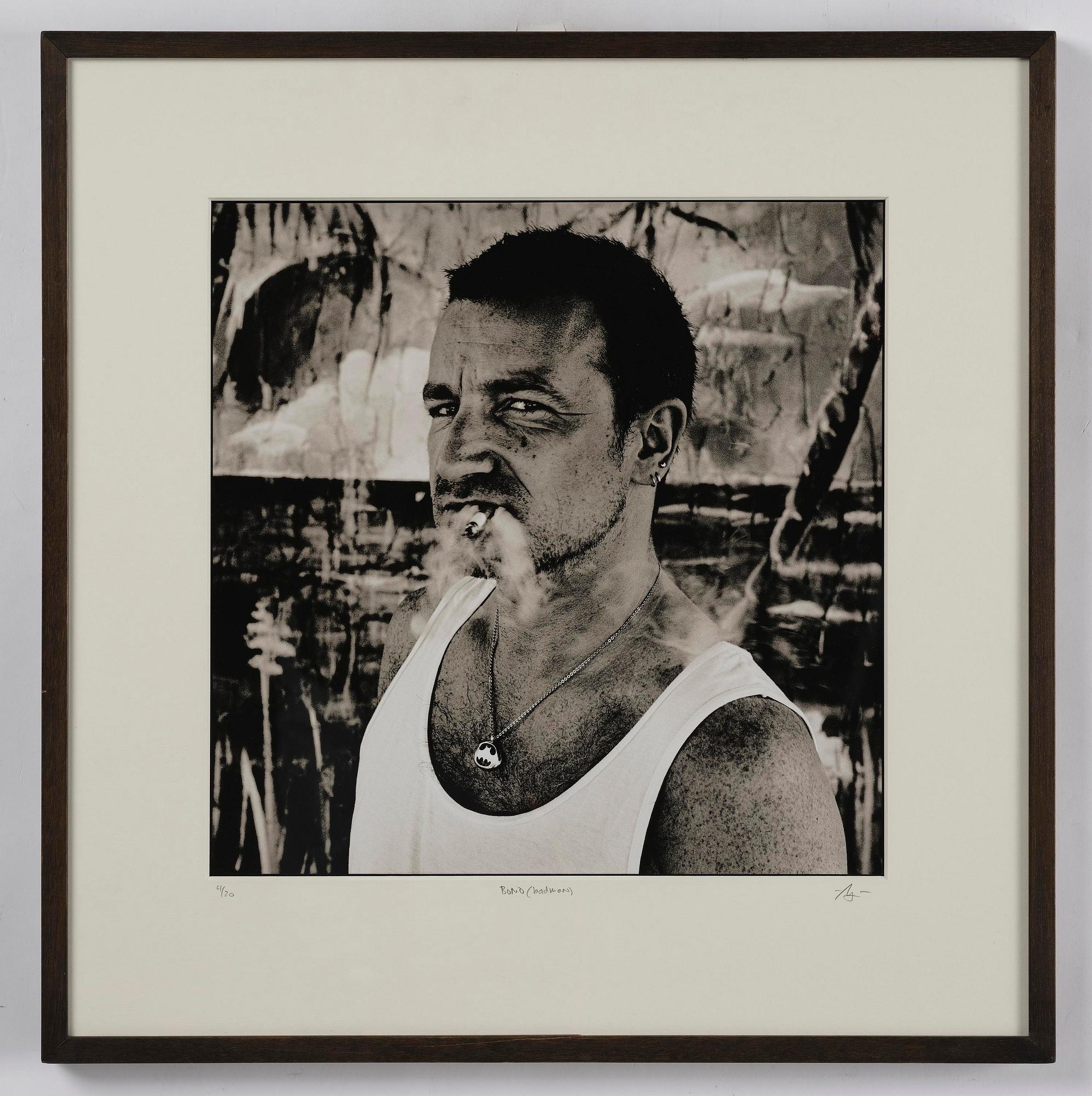 Anton Corbijn, "Bono, Miami, (Batman)", 1995.