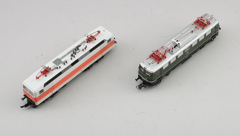 SAMLING MODELLTÅG, 4 delar, Roco, Österrike.