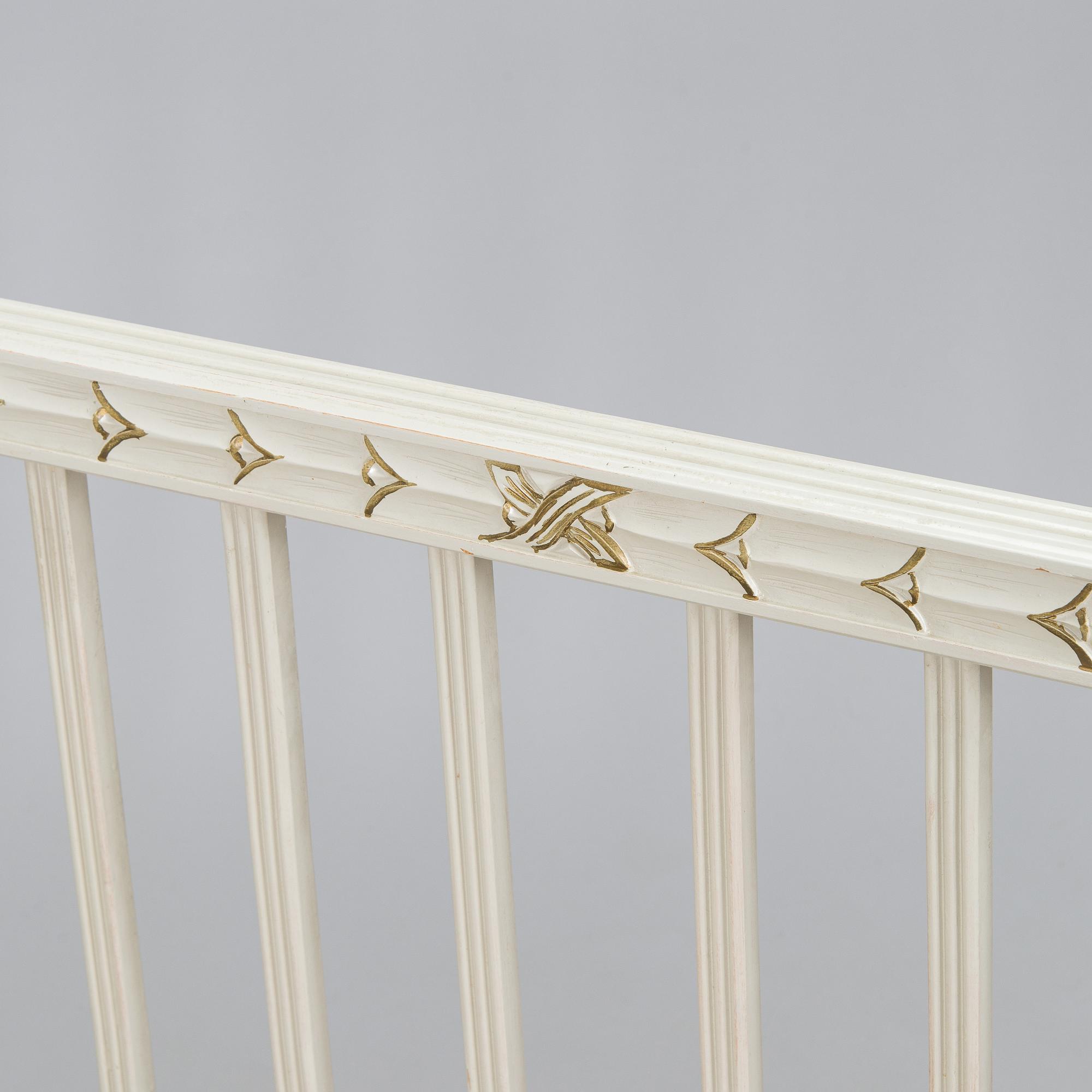 Sohva, kustavilaistyylinen, 1900-luvun alku.