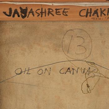 Jayashree Chakravarty, "Affection", signed and dated 1987 verso.