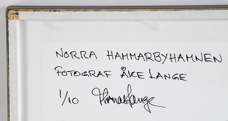Åke Lange, after, C-print, numbuered 1/10.