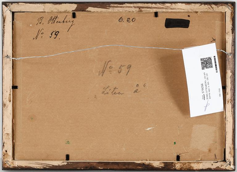 BORIS OTTENBERG, olja på pannå, sign. o. dat. -38.