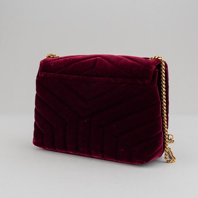 Yves Saint Laurent, a 'LouLou' velvet bag.