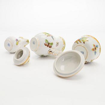 Herend, demitasse kaffeservis, 7 delar,  "Queen Victoria VBO", Ungern.