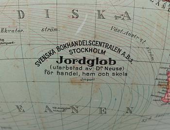 JORDGLOB, 1900-talets mitt.