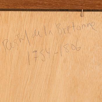 ERNESTO TATAFIORE, mixed media on panel. Signed Tatafiore.