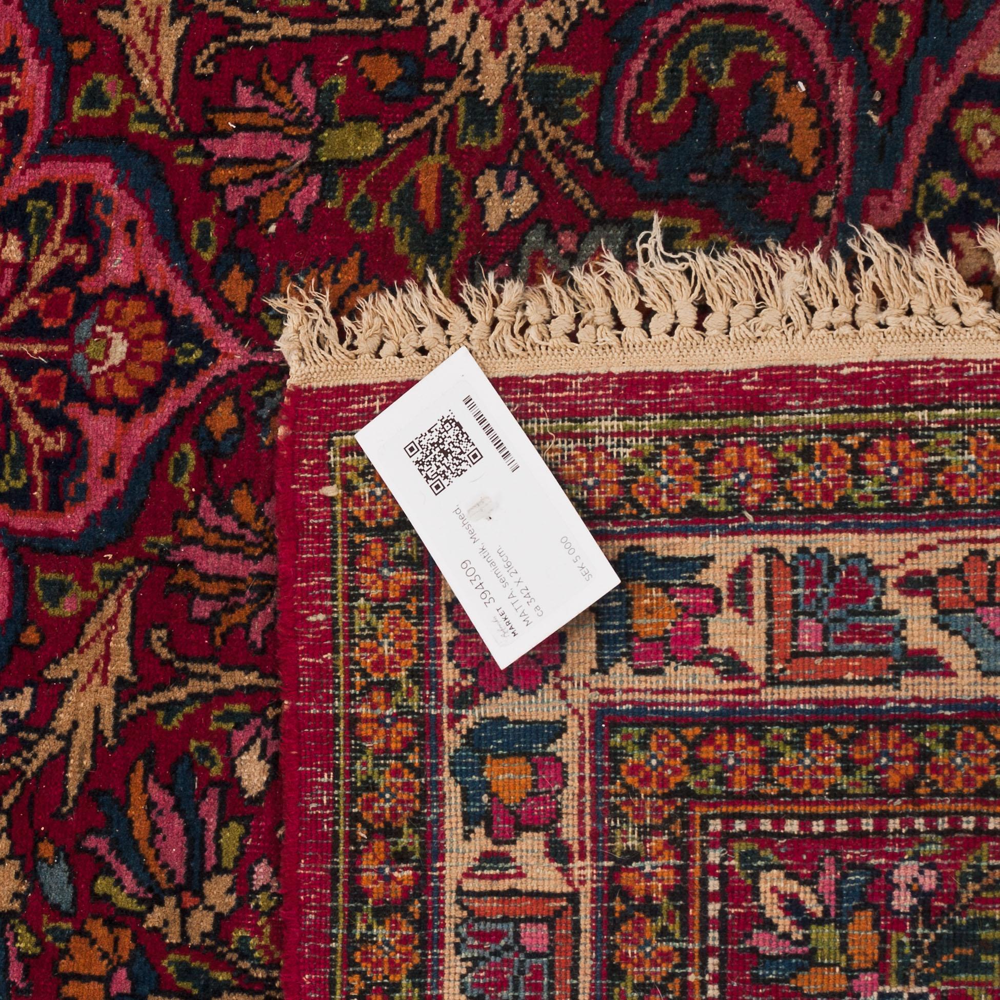 MATTA, semiantik, Meshed, ca 342 x 216 cm.