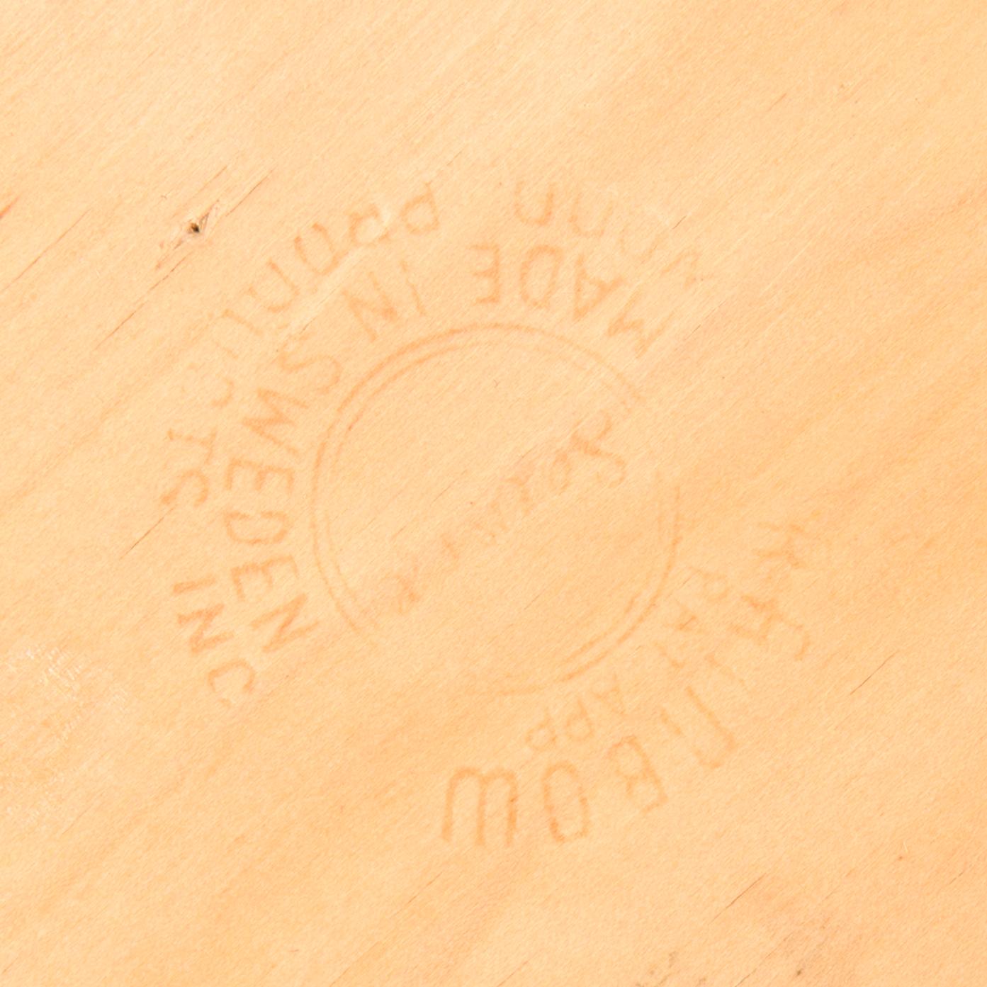 A mid 20th century paper bin by Martin Åberg, Servex.