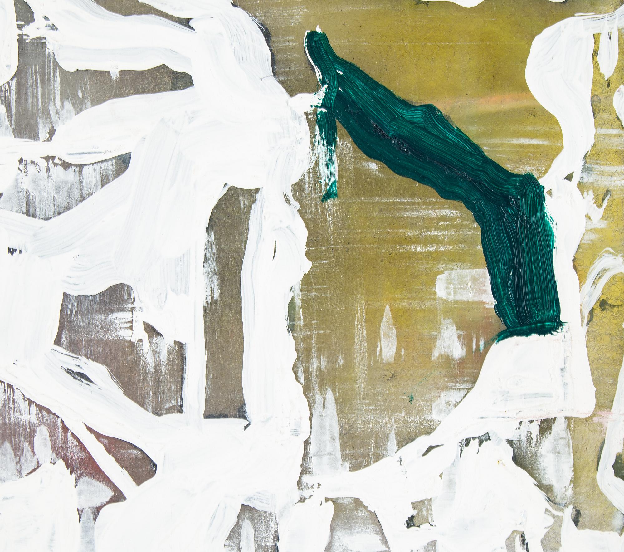 Johan Scott, oil on plexi, 4 parts, signed Johan Scott and dated -99 verso.