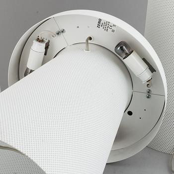 Three Jens Fager table lamps,  Mesh, Zero.