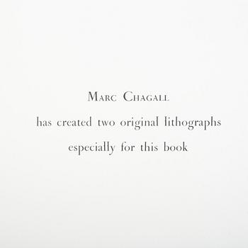 BOK, "Vitraux Pour Jéruslem", Marc Chagall, Utgiven av Andre Sauret, Monaco 1962.