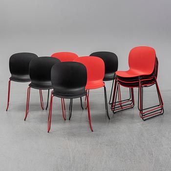 11 chairs by Susanne Grønlund, 'RBM NOOR', Flook.