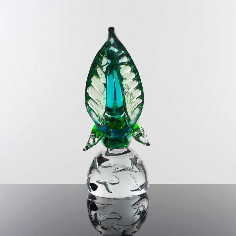 SKULPTUR, glas, FM Konstglas, Ronneby, 1900-talets andra hälft.
