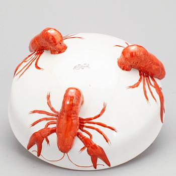 KRÄFTSERVIS, 5 delar, flintgods, Rörstrand tidigt 1900-tal.