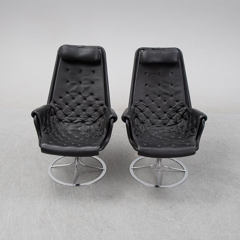 Bruno Mathsson, fåtöljer, ett par, "Jetson" för Dux 2000-tal, formgiven 1969.