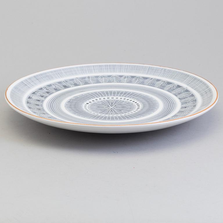 A ceramic Ingrid Atterberg plate.