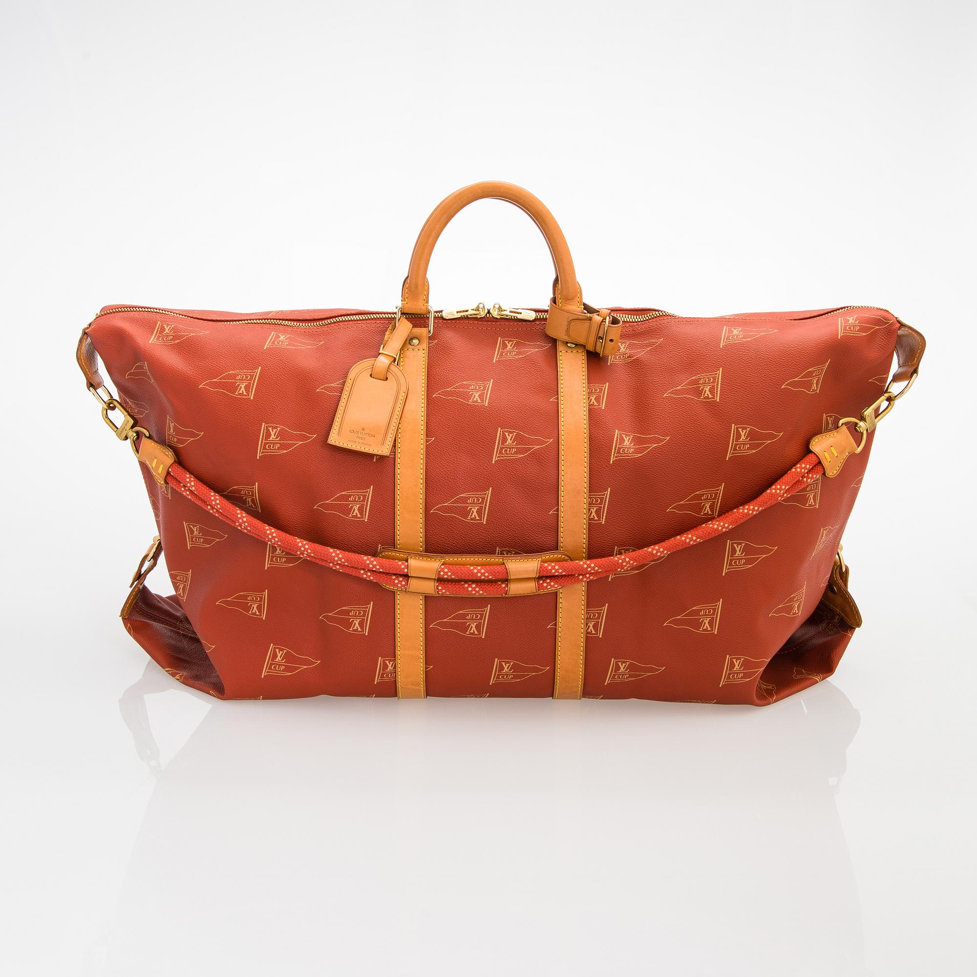 Louis Vuitton, A America's Cup Canvas Boston Bag.
