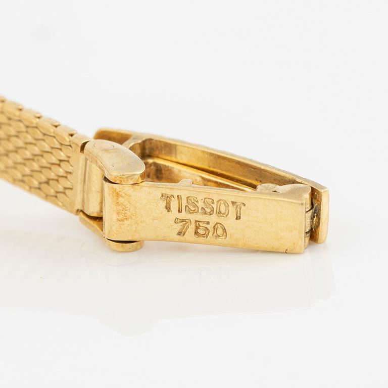 Tissot, armbandsur, 18K guld, 17 mm.