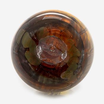Sini Majuri, a glass sculture 'Iron and love'. Signed Sini Majuri 2023.