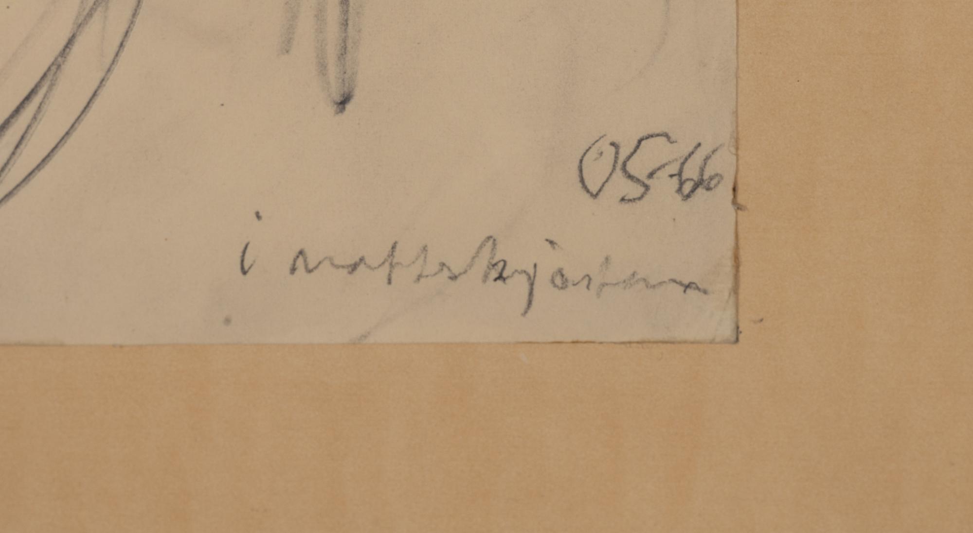 Olle Skagerfors, "In the Nightgown" (Self-Portrait).