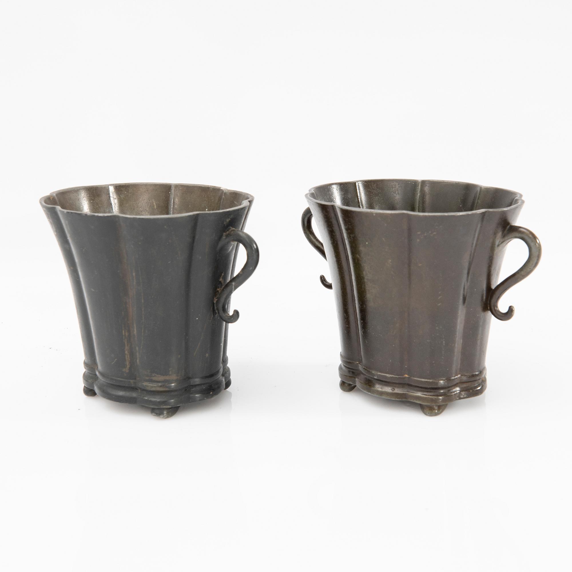 Just Andersen, vases, 2 pcs, model D18.