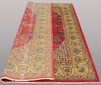 MATTO, Figural Ghom part silk, ca 330 x 210.