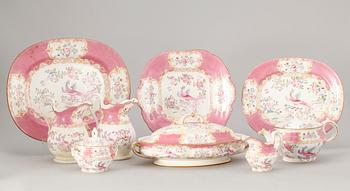 SERVISDELAR, 78, delar, porslin, Mintons, England.