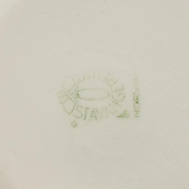 Service 18 + 4 dlr Stavangerflint Norway mid/second half of the 20th century porcelain.